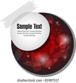abstract sticky tag