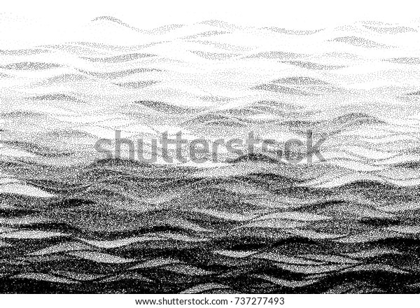 Abstract stippled halftoned waves background.\
Eps8. RGB Global\
colors