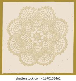 abstract stippled vintage vector background.