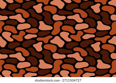 Fondo de guijarros de piedra Abstractas. Ilustración de patrón de guijarros sin fisuras.