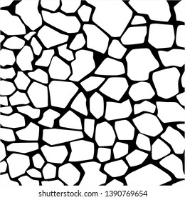 Abstract Stone Wall Pattern Vector Texture Illustration