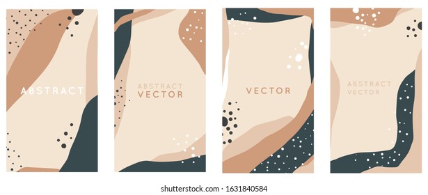 Abstract stories wallpapers and covers - simple modern minimal design templates with copy space for text - greeting cards, brochures and invitations