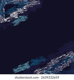 Abstract Storm Effect Hand Drawn Scratch Textured