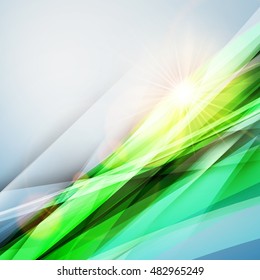 Abstract straight lines background. Colorful abstract background with lights effects. Vector illustration