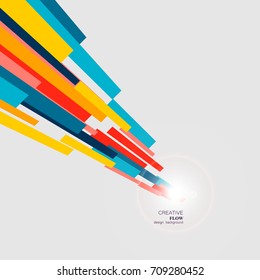 Abstract straight lines in modern vector style.