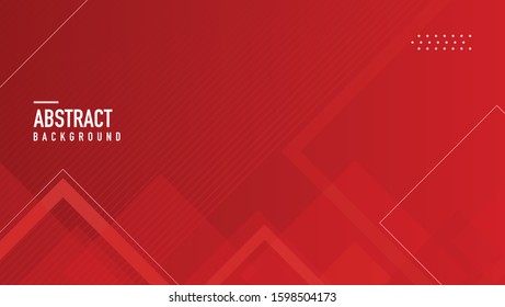 Abstract Straight Lines and Red Shapes Gradient Background