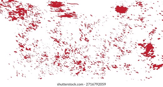 Paquete de líneas de Vector de tinta roja recta abstracta. Color sangriento largo y redondo dibujado a mano pincelada texto resaltado, marcos, círculos. Conjunto de pinceladas de caligrafía asiática. con un estilo de concepto moderno
