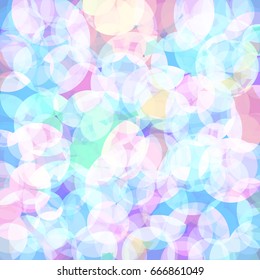 Abstract strange colorful bokeh background texture vector.