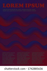 abstract stranger geometric background , inspiration from rubber and fur like a part of monster ,the ratio of artwork from magazine. the object is under clipping mask. Separate words with layers