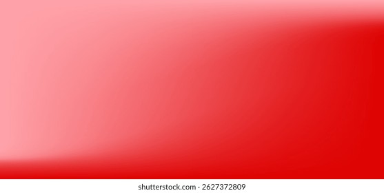 Abstract strawberry red gradient  background design. Flowing strawberry red colors in a bending curve.  Vector Illustration.