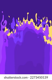 Abstract stream of a lava like liquid structure. Vector design.