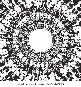 Abstract streaming binary code background. Vector illustration.