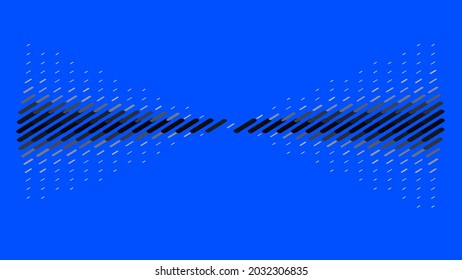 Abstract strip style background. Element isolated on blue. Concept of energy