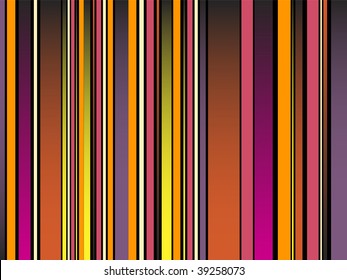 Abstract Stripe Background in several colors. Vector Image.