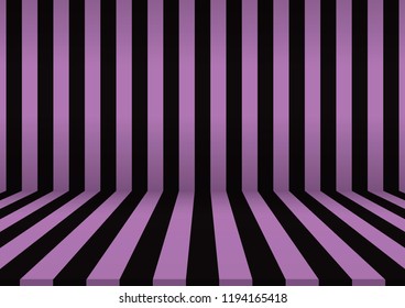 Abstract stripe background. wall and floor line design. stripe room 