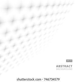 Abstract stripe background white geometric shapes perspective pattern. Vector illustration