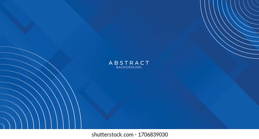 Abstract stripe blue background with dynamic effect. Motion vector Illustration with white lines decoration. Trendy dark navy blue gradients. Can be used for advertising, marketing, presentation