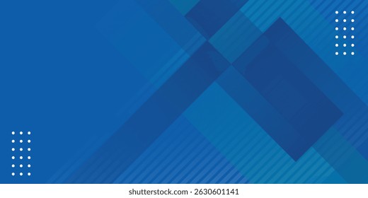 Abstract stripe blue background with dynamic effect. Motion vector Illustration with white lines decoration. Trendy dark navy blue gradients. Can be used for advertising, marketing, presentation