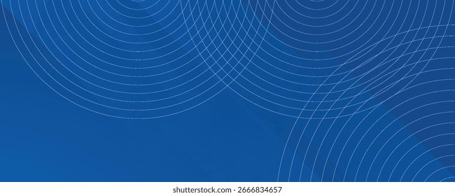 Abstract stripe blue background with dynamic effect. Motion vector Illustration with white lines decoration. Trendy dark navy blue gradients. Can be used for advertising, marketing, presentation