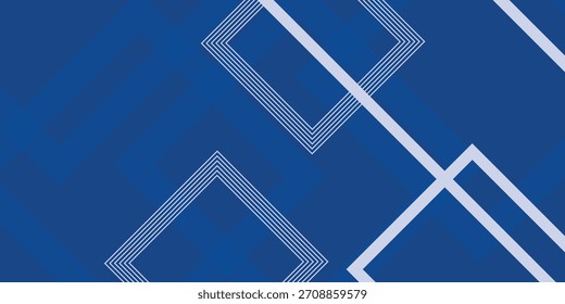 Abstract stripe blue background with dynamic effect. Motion vector Illustration with white lines decoration. Trendy dark navy blue gradients. Can be used for advertising, marketing, presentation