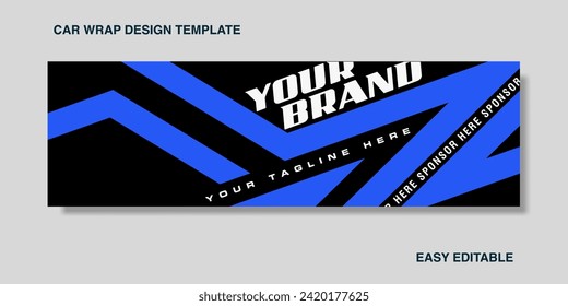 abstract stripe car decal background kit for wrap vehicle brand or company