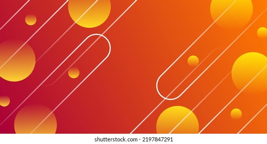 Abstrakter Streifen mit kreisförmiger Form auf geometrischem Farbverlauf, moderner Hintergrund