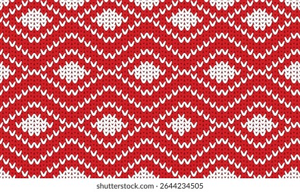 Abstrakte Streifen Strick geometrische Textur nahtloses Muster