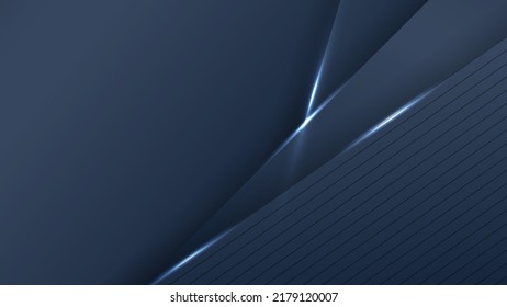 Abstract stripe lighting burst effect on blue background. Vector graphic illustration.