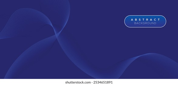 Abstract Stripe Lines Wave Business Background Design. Modern Futuristic Wavy Stock Line Pattern Background. Technology Geometry Streaming Backdrop For Science, Banner, Music Cover, Website, Header