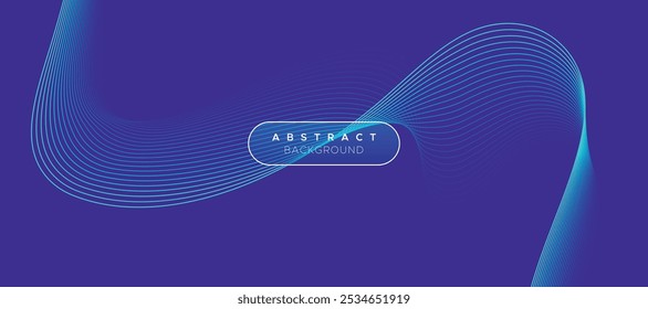 Abstract Stripe Lines Wave Business Background Design. Modern Futuristic Wavy Stock Line Pattern Background. Technology Geometry Streaming Backdrop For Science, Banner, Music Cover, Website, Header