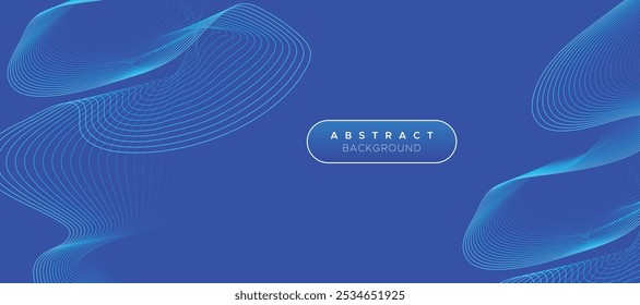 Projeto de plano de fundo empresarial da onda das linhas da faixa abstrata. Plano de fundo moderno da linha de estoque ondulada futurista. Tecnologia Geometria Streaming Fundo Para Ciência, Banner, Capa De Música, Site, Cabeçalho
