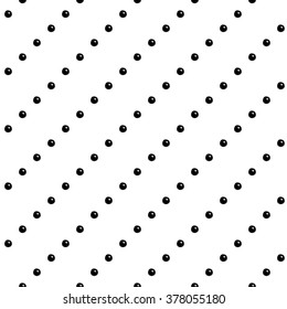 Abstract stripe pattern with hand drawn dots. Cute vector black and white stripe pattern. Seamless monochrome diagonal stripe pattern for fabric, wallpapers, wrapping paper, cards and web backgrounds.