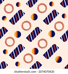 Abstract stripe pattern for use in packaging