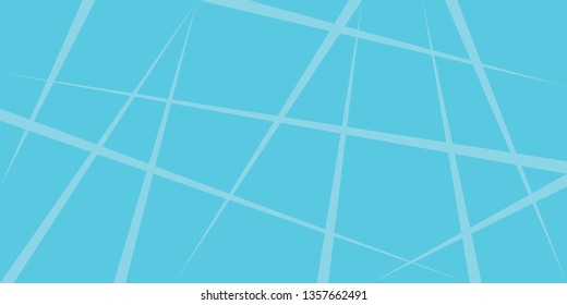 Abstract stripe pattern vector. Design diagonal and overlapping light cyan on cyan background. Design print for illustration, textile, wallpaper, background. Set 3