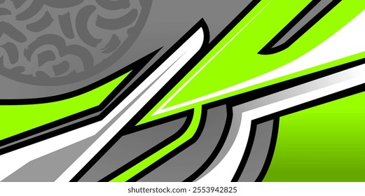 Abstract stripe racing background designs for wrap cargo van, race car, pickup truck, adventure vehicle. Car wrap design vector