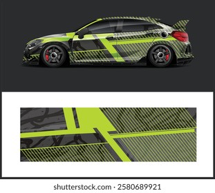 abstract stripe racing designs for wrap vehicle
