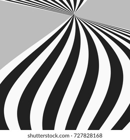 abstract stripe shape. monochrome vector element for design