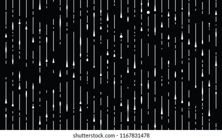 Abstract stripe white droplet on vertical line random pattern for wallpaper, textile, Seamless background. vector illustration.