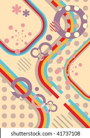Abstract striped background
