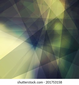 Abstract Striped Background with Colorful Blurred Image (Green, Brown, Yellow)