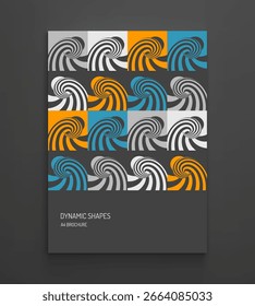 Abstractas fondo de rayas. Plantilla de diseño de la cubierta. Ilusión óptica. Movimiento de remolino. Ilustración vectorial para folleto, póster, portada, tarjeta, presentación, volante o Anuncio.