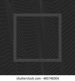 Abstract striped background with figure