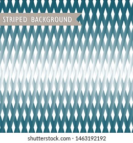 Abstract striped background. Light blue and white print. Geometric pattern for wallpaper, web page, surface textures. Decorative vector illustration.