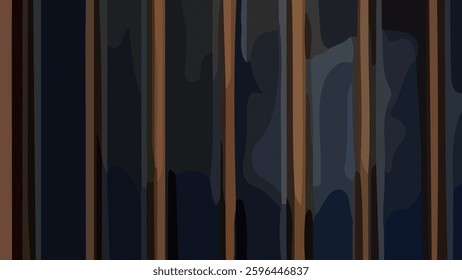 Abstract striped background with navy and brown color combination