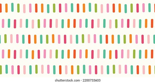 Abstract striped background pattern border. Bright and fun vector seamless repeat of lines., geometric design element.