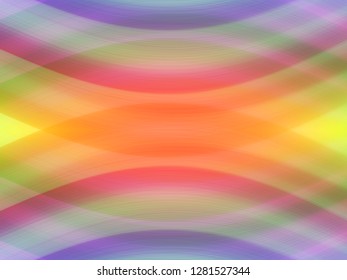 Abstract striped background. Rhythmic colorful lines. EPS10 with transparency. Spectrum background. Abstract composition with curve lines. Abstract 3d effect. Illusion of three dimensional surface.