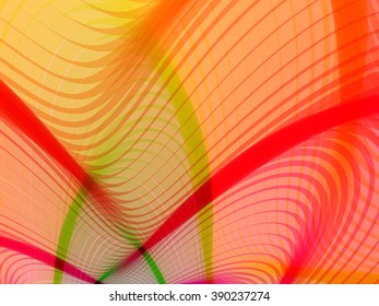 Abstract striped background. Rhythmic colorful lines. EPS10 with transparency. Colorful background. Abstract composition with curve lines. Abstract 3d effect. Illusion of three dimensional surface.