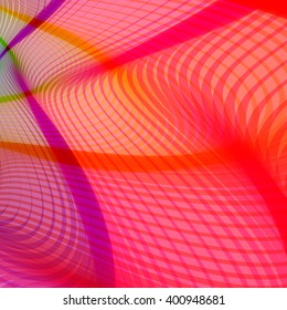 Abstract striped background. Rhythmic lines. Abstract 3d effect. Illusion of three dimensional surface. Vector EPS10 with transparency. 