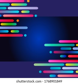 Abstract striped background. Vector format
