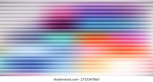 Abstractas fondo de rayas con vibrantes Gradientes de colores borrosos, creando un patrón de arte digital moderno ideal para proyectos de diseño contemporáneo